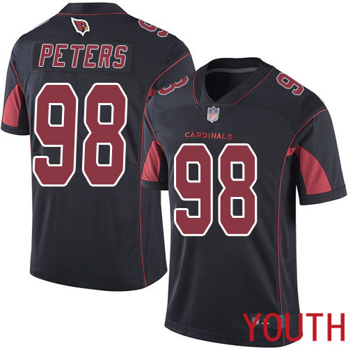 Arizona Cardinals Limited Black Youth Corey Peters Jersey NFL Football #98 Rush Vapor Untouchable->youth nfl jersey->Youth Jersey